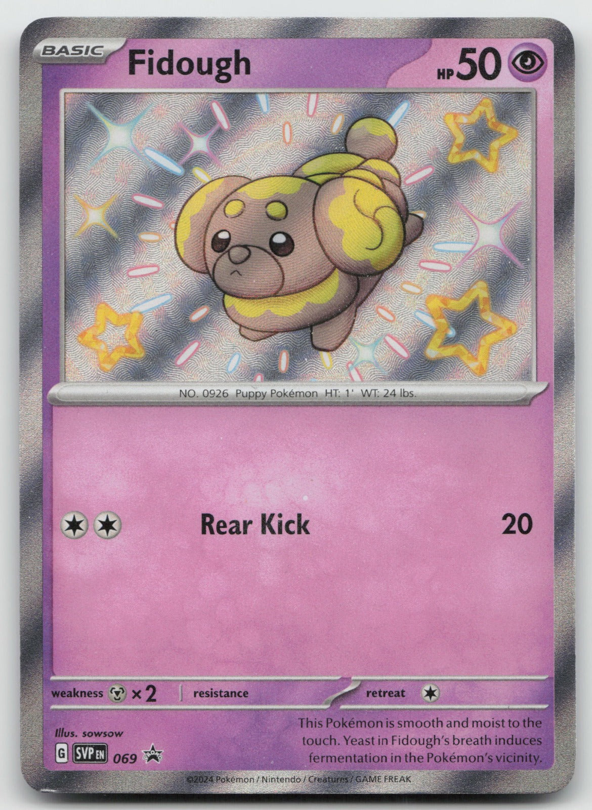 Fidough Holo SV: Scarlet & Violet Promo Cards SVP069 NM