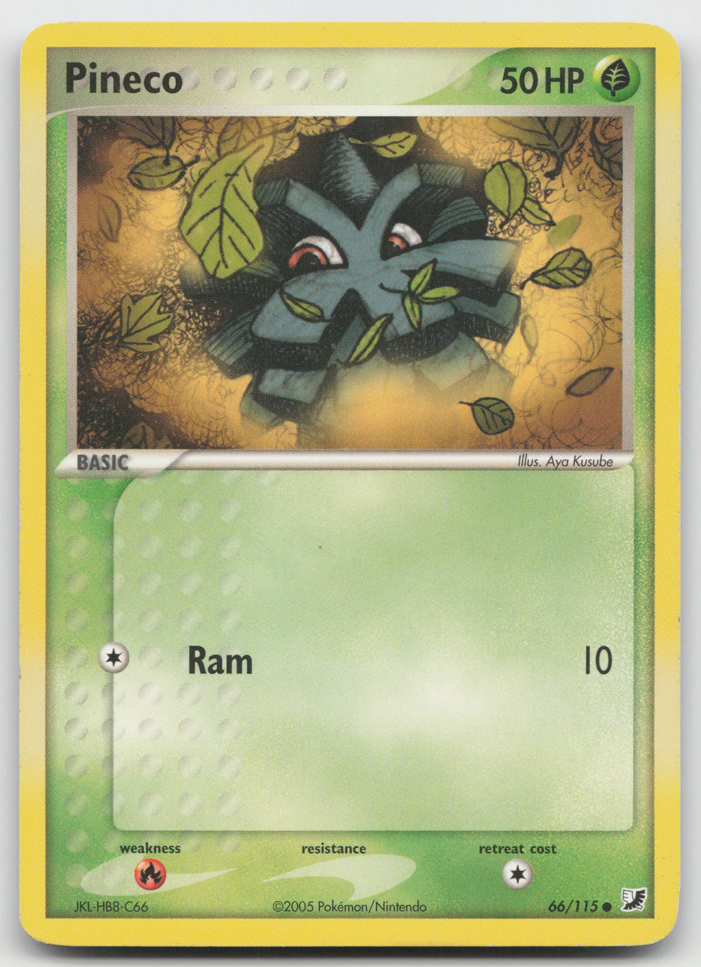 Pineco Common Normal Unseen Forces 66/115 MP