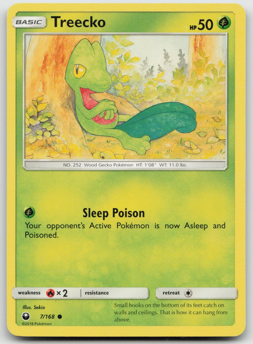 Treecko Common SM - Celestial Storm 7/168 LP