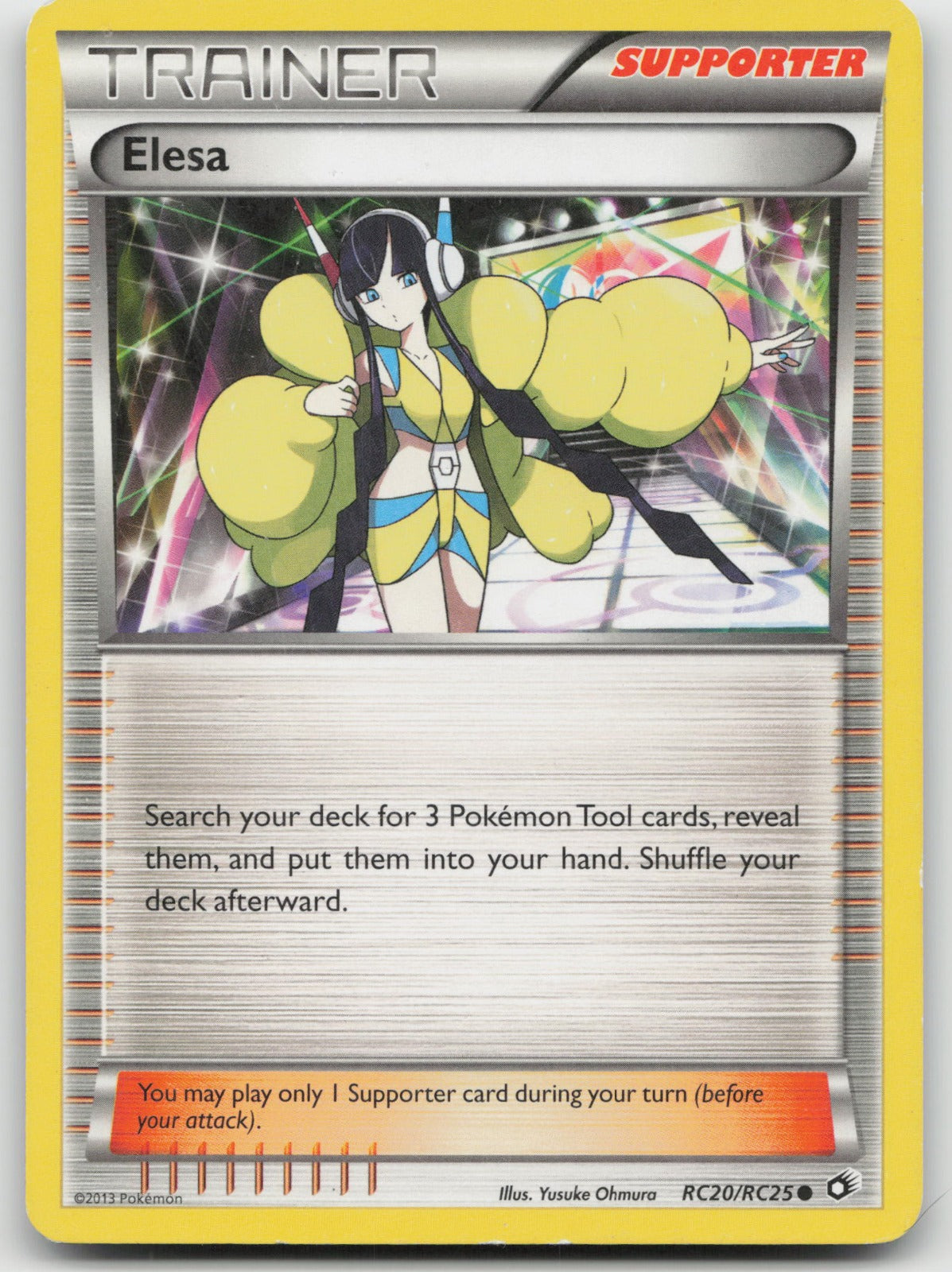 Elesa Common Holo Legendary Treasures: Radiant Collection RC20/RC25 HP