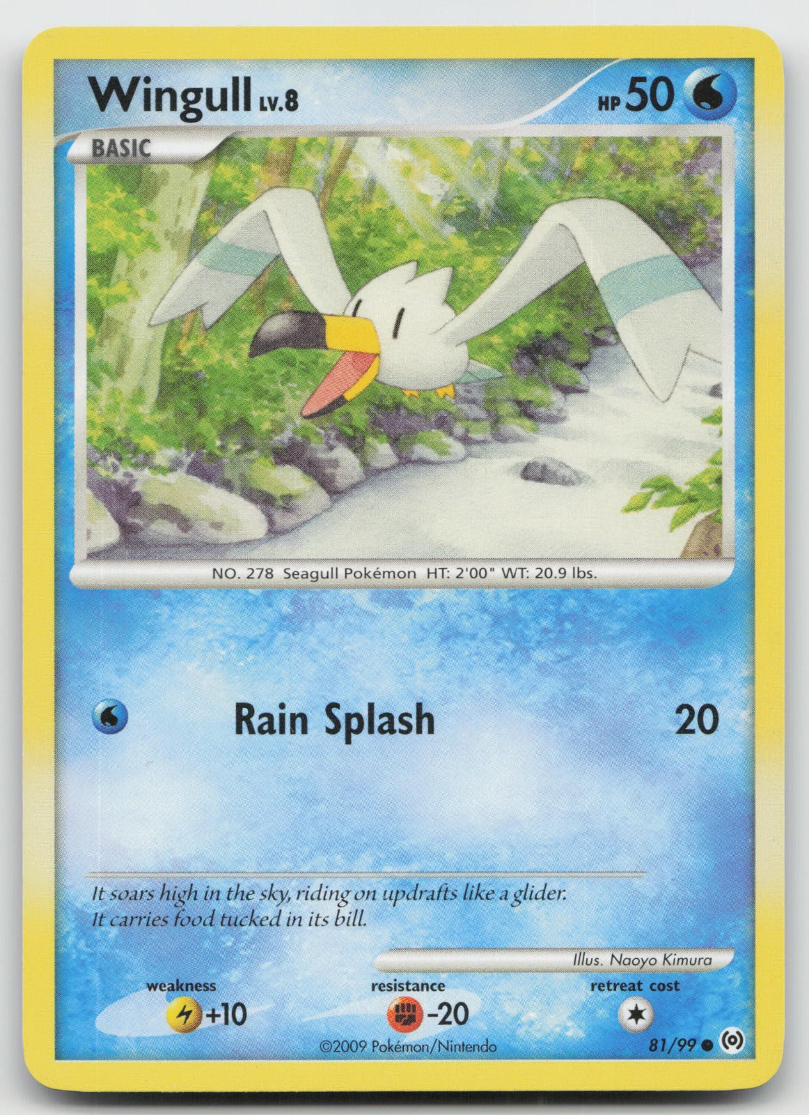 Wingull Common Arceus 81/99 LP