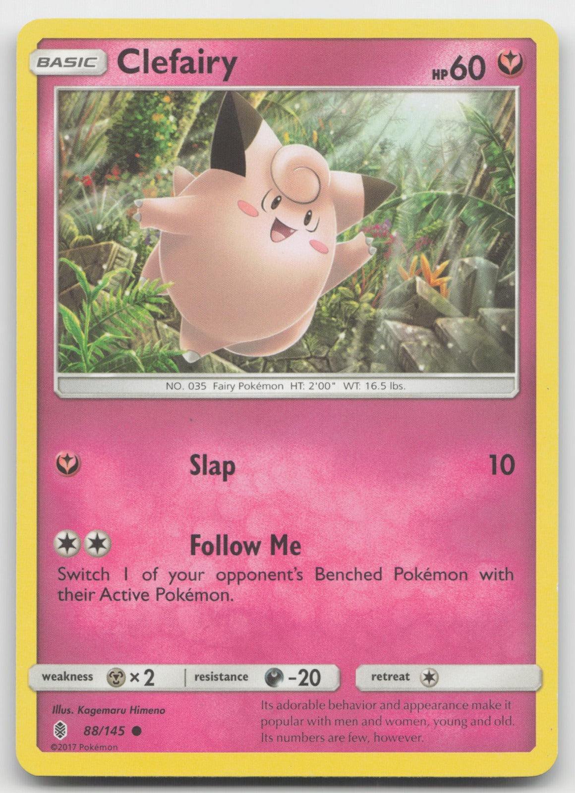 Clefairy Common SM - Guardians Rising 88/145 LP
