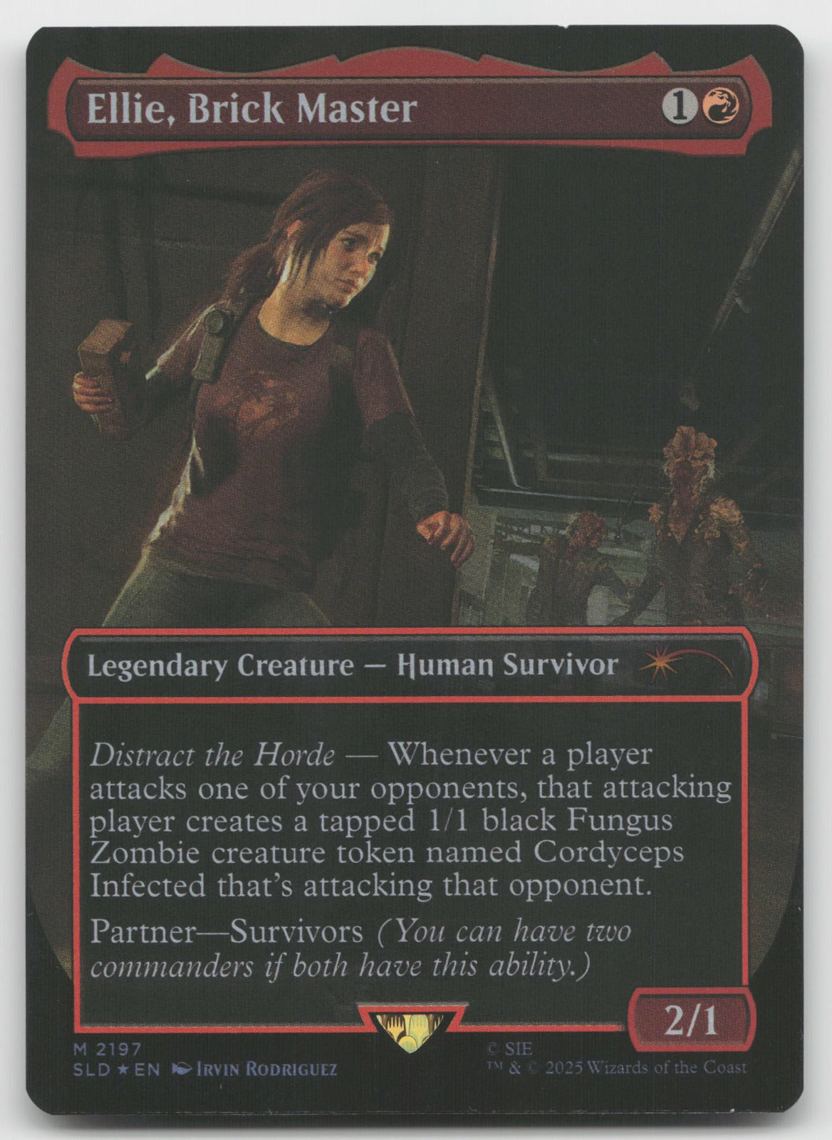 Ellie, Brick Master (Rainbow Foil) M Foil Secret Lair Drop Series 2197 LP