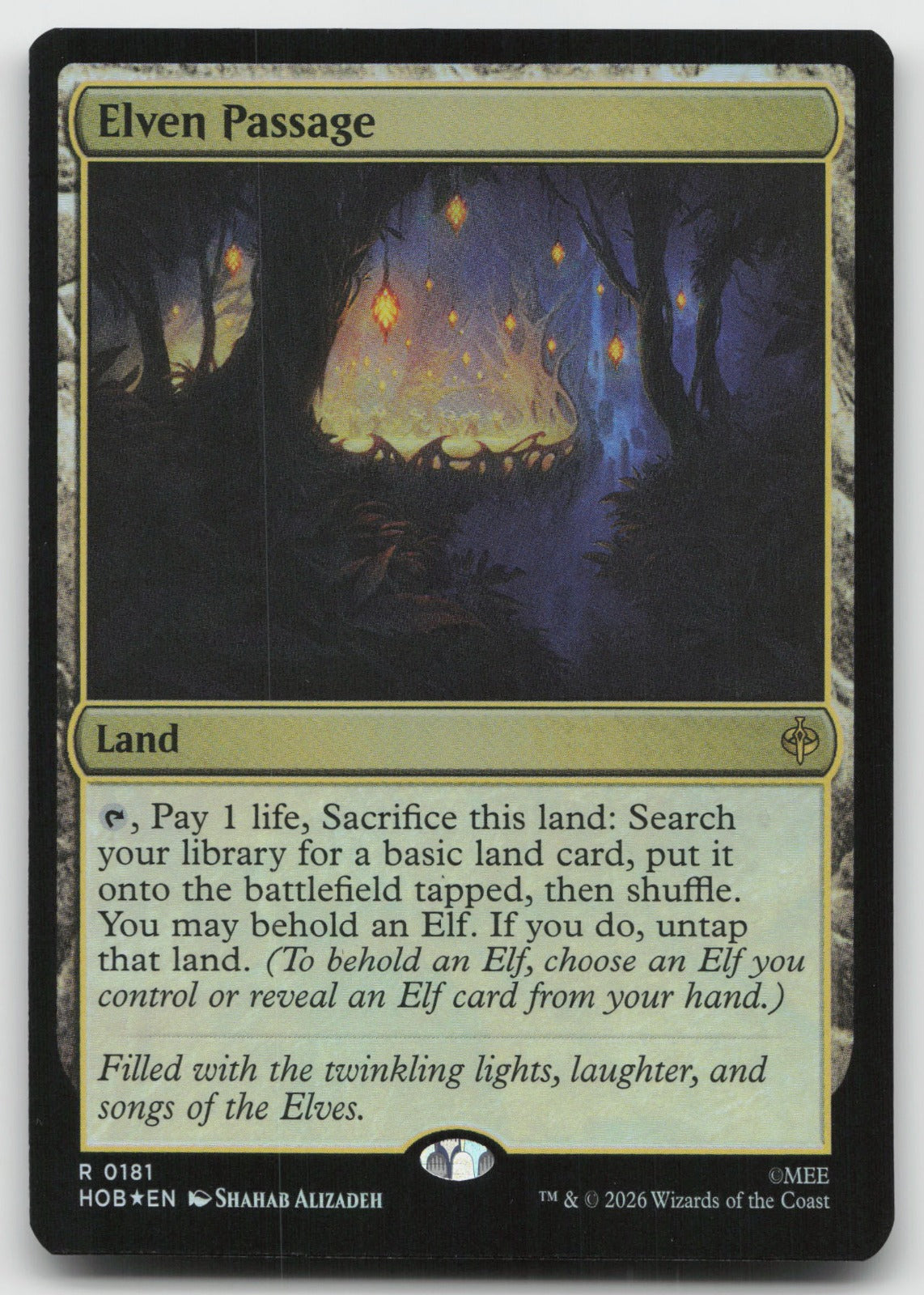 Elven Passage R Foil The Hobbit 181 NM