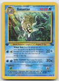 Omastar Uncommon 1st Edition Fossil 40/62 LP