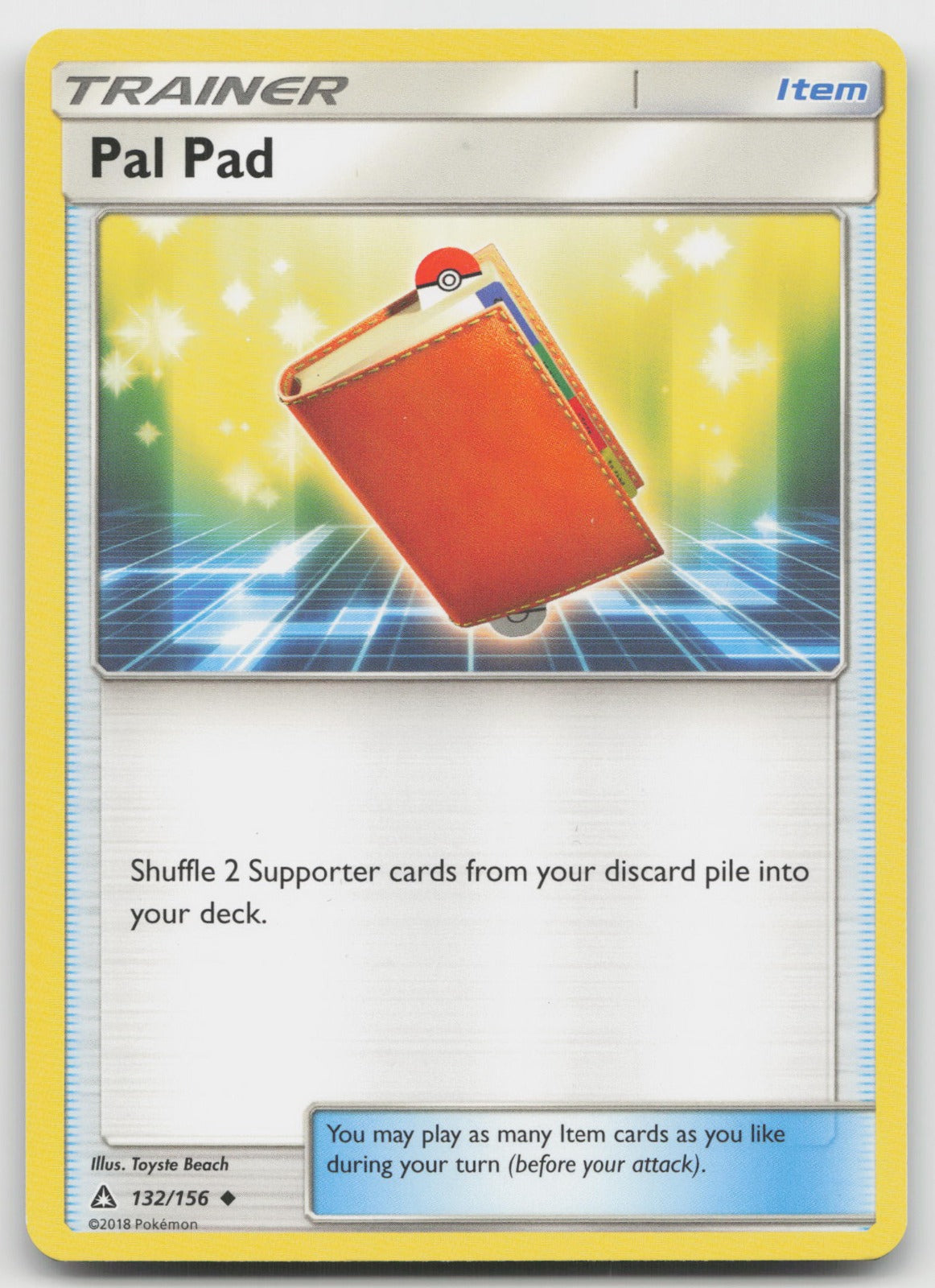 Pal Pad Uncommon SM - Ultra Prism 132/156 NM