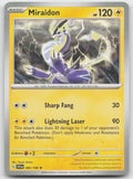 Miraidon SV01 Scarlet & Violet Base Set Non Holo Rare Deck Exclusives 080/198 NM