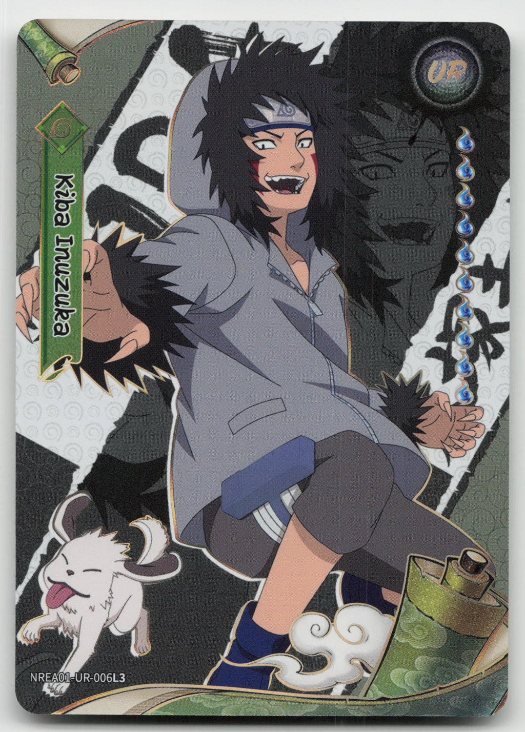 Kiba Inuzuka Base UR Earth Scroll Series 1 006L3 NM