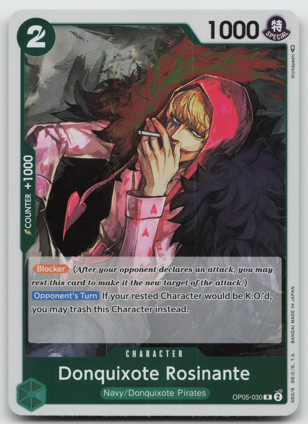 Donquixote Rosinante (030) R Foil Awakening of the New Era OP05-030 NM