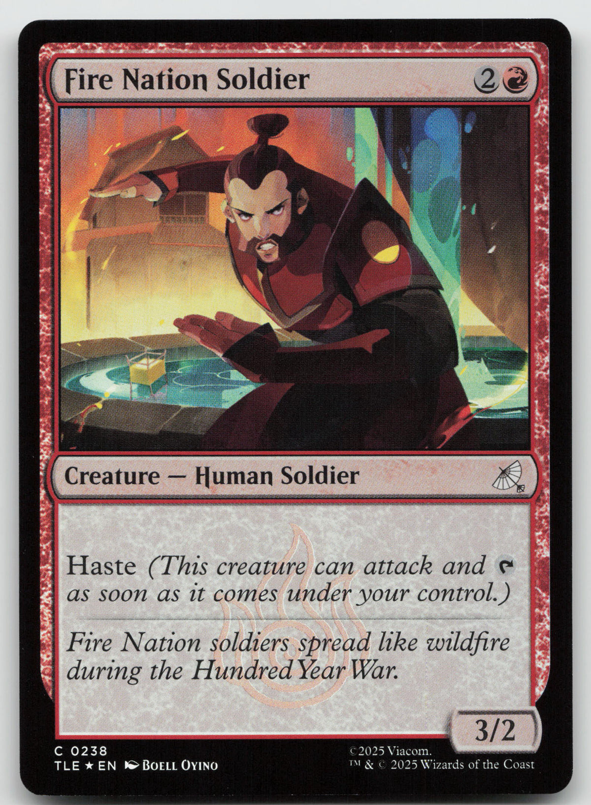 Fire Nation Soldier () C Foil Avatar: The Last Airbender: Eternal-Legal 238 NM