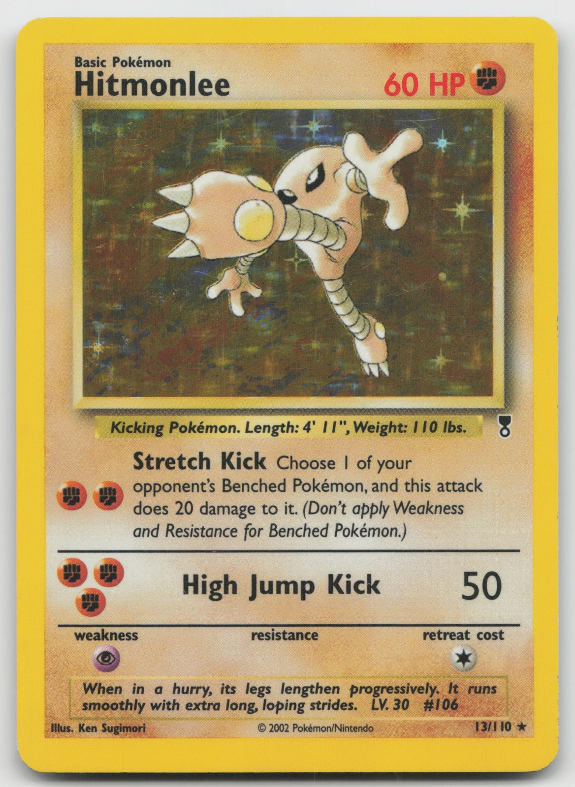 Hitmonlee Holo Rare Legendary Collection 13/110 VLP