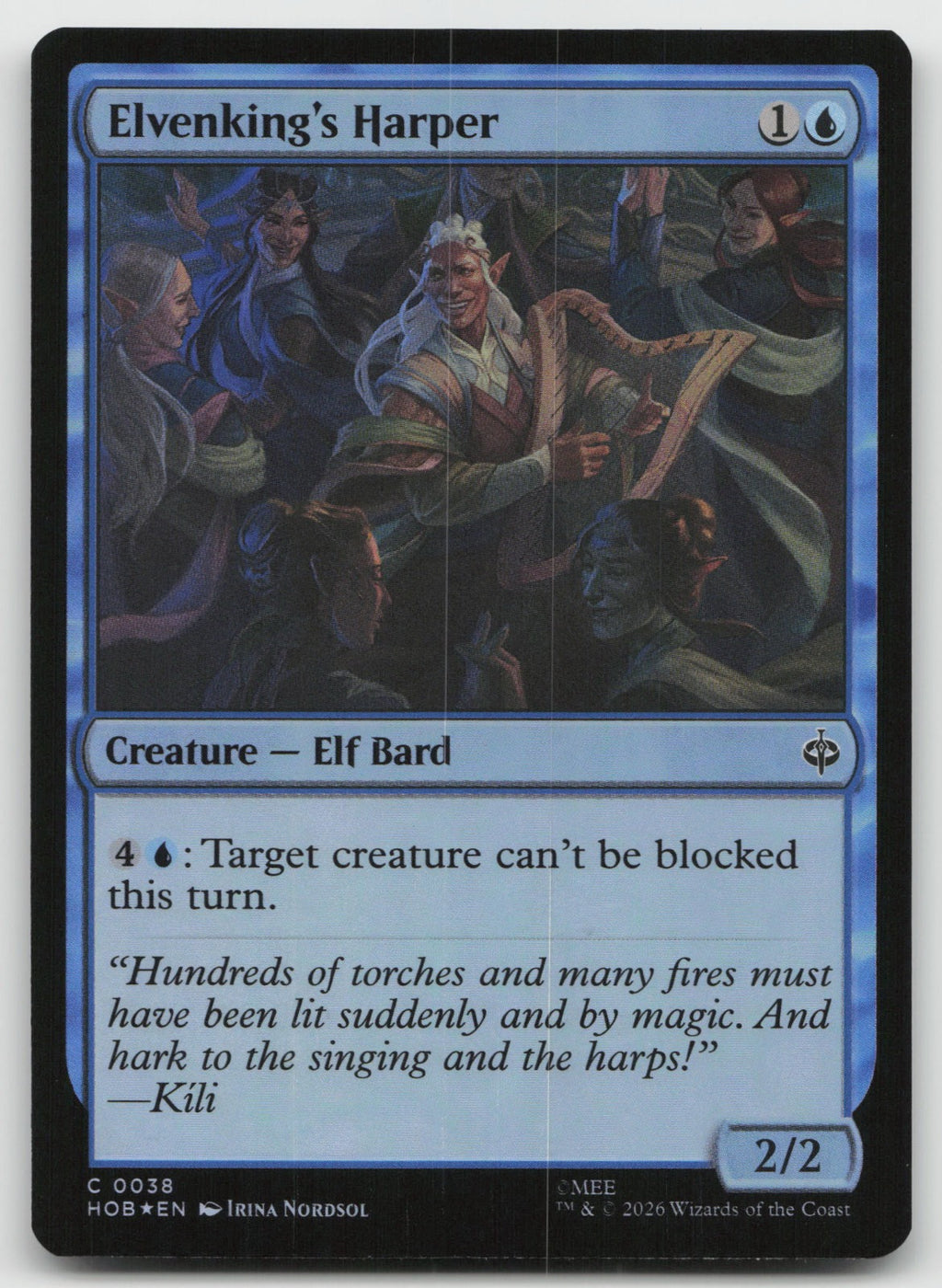 Elvenking's Harper Foil C The Hobbit 38 NM
