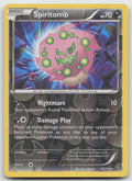Spiritomb Rare Reverse Holo XY - Steam Siege 62/114 LP