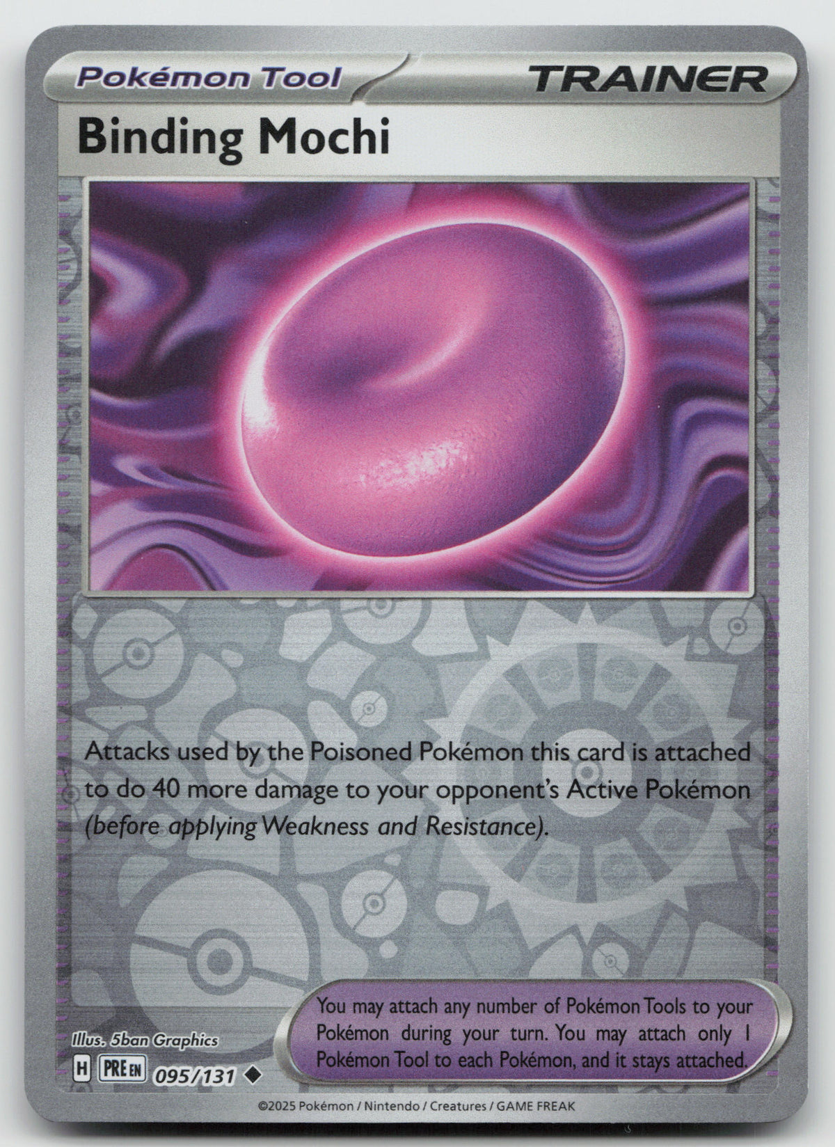 Binding Mochi Uncommon Reverse Holo SV: Prismatic Evolutions 095/131 NM