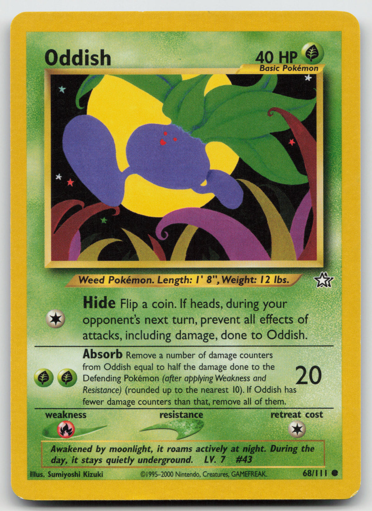 Oddish Common Unlimited Neo Genesis 68/111 LP
