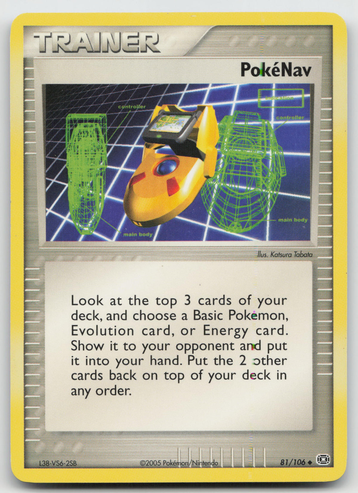Pokenav Uncommon Normal Emerald 81/106 LP