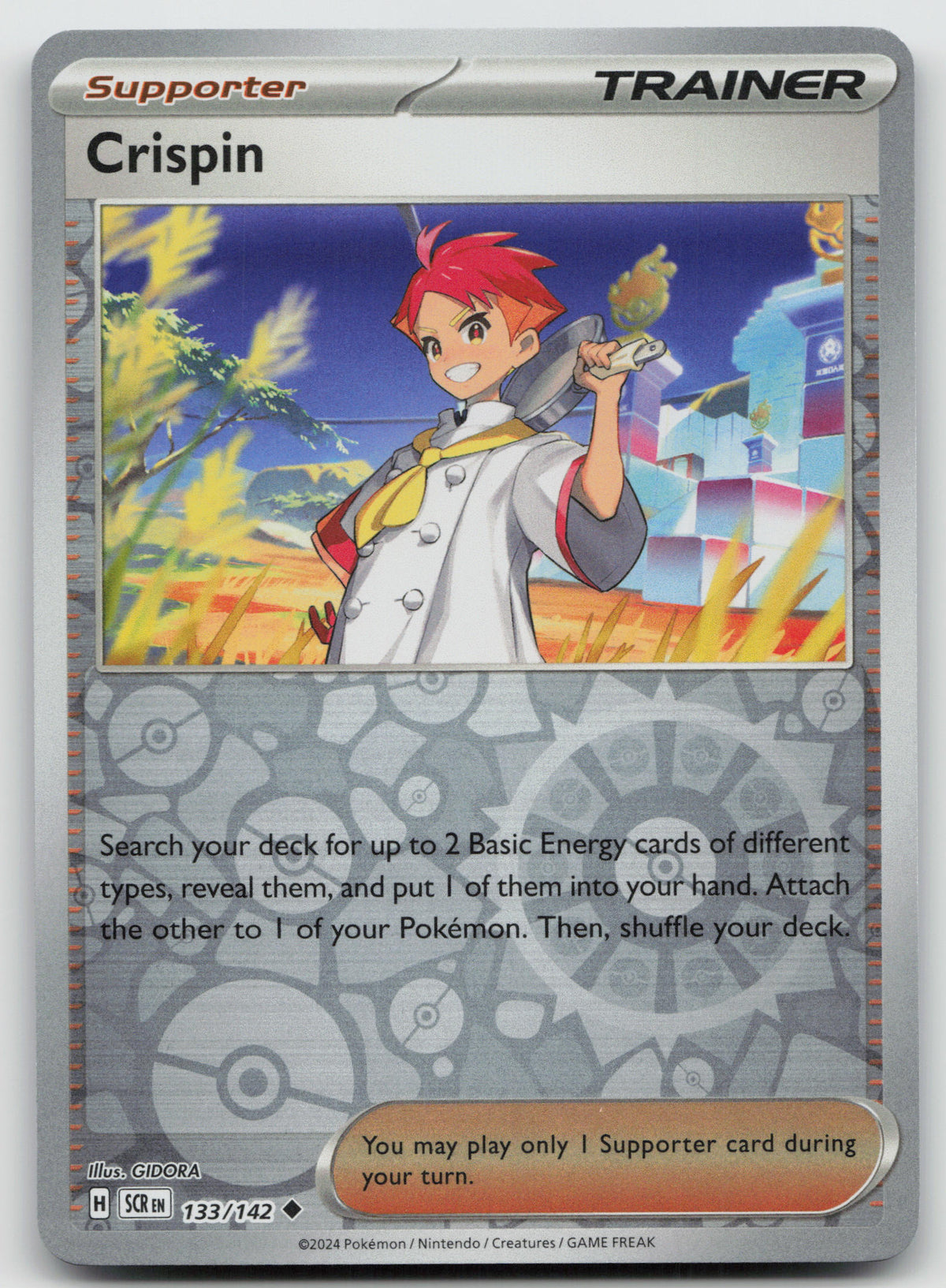 Crispin - Uncommon Reverse Holo SV07: Stellar Crown 133/142 NM