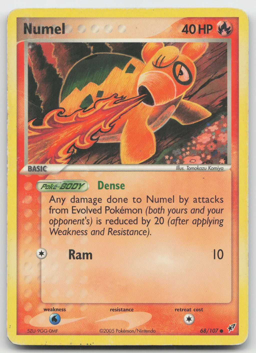 Numel Common Deoxys 68/107 DMG