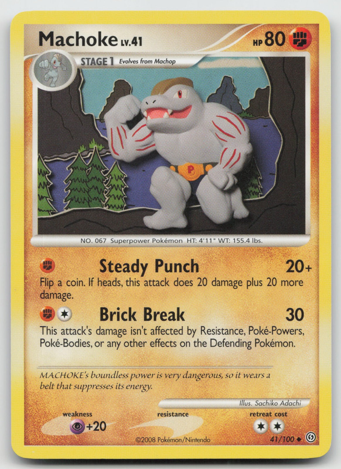 Machoke Uncommon Stormfront 41/100 LP