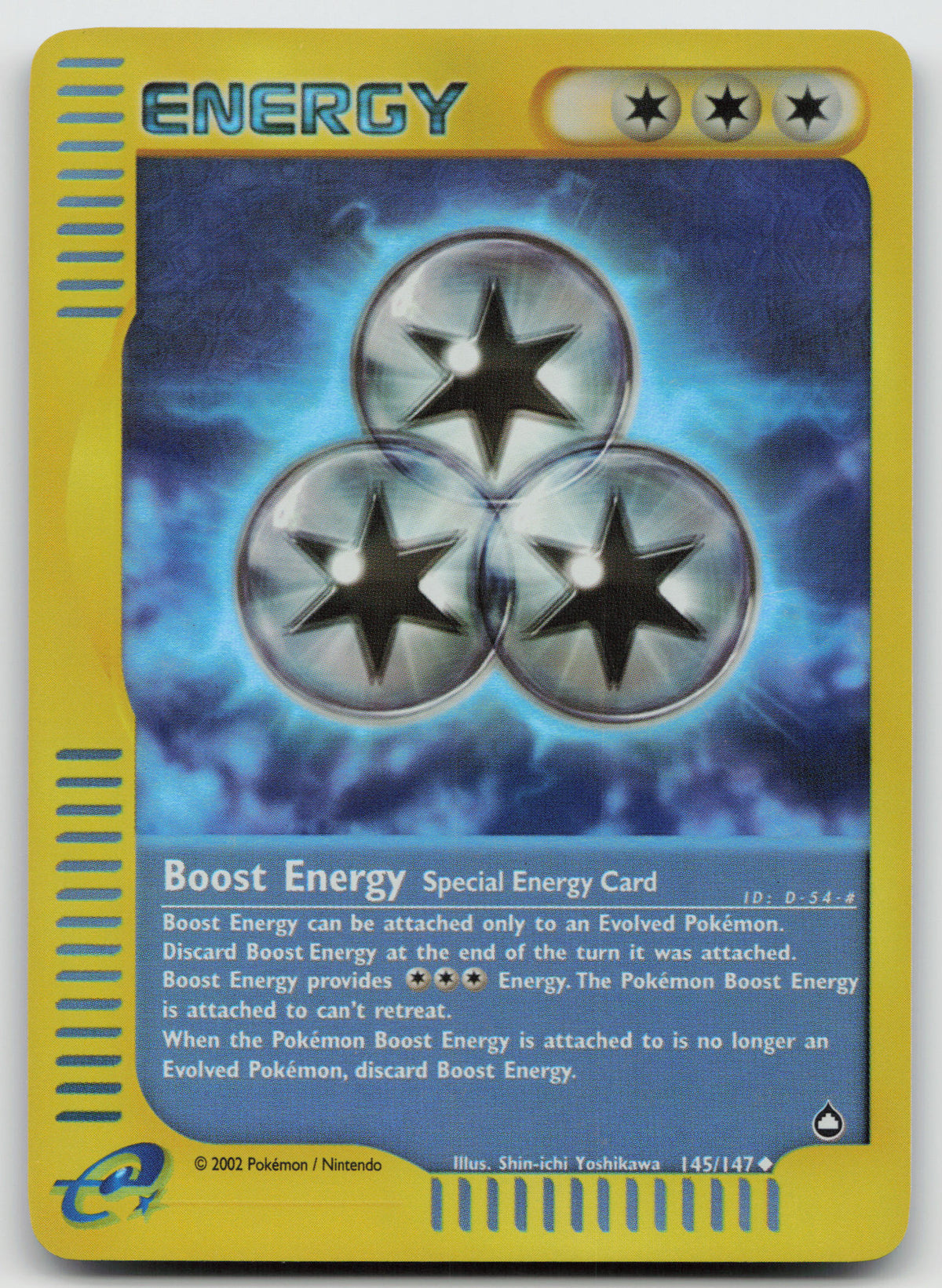 Boost Energy Uncommon Reverse Holo Aquapolis 145/147 LP