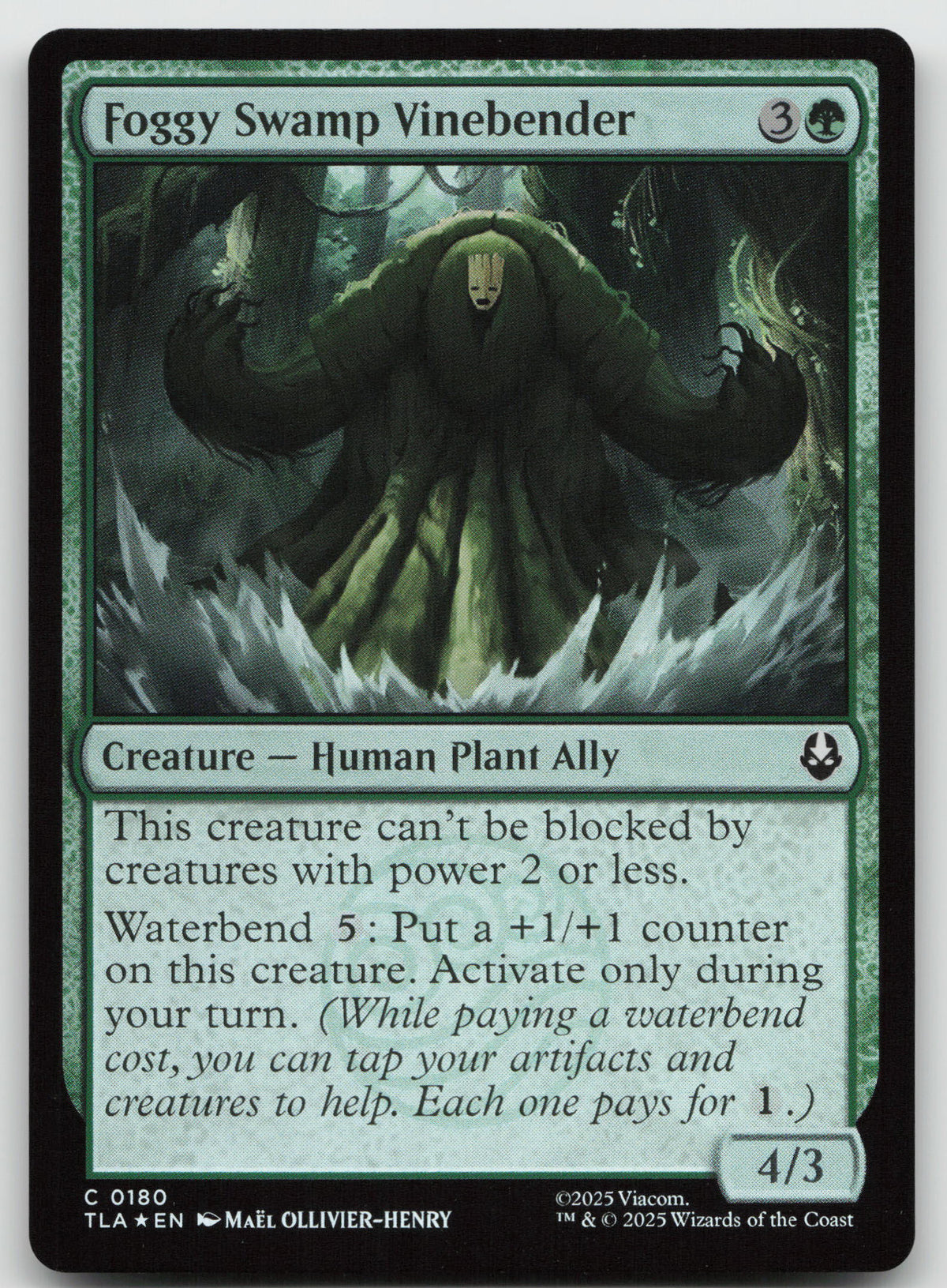 Foggy Swamp Vinebender C Foil Avatar: The Last Airbender 180 NM