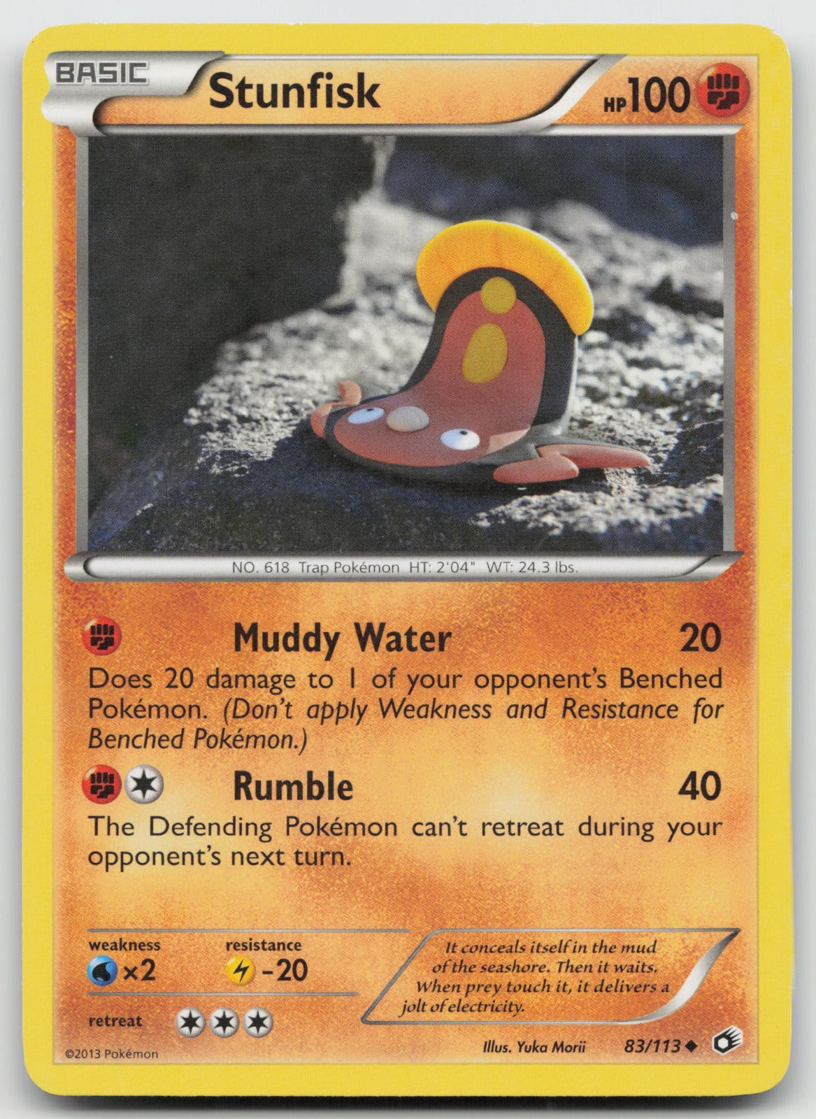 Stunfisk Uncommon Legendary Treasures 83/113 LP