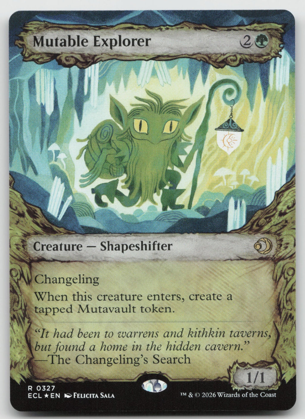 Mutable Explorer (Showcase) R Foil Lorwyn Eclipsed 327 NM