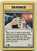 Rocket's Secret Experiment Uncommon 1st Edition Gym Challenge 120/132 NM