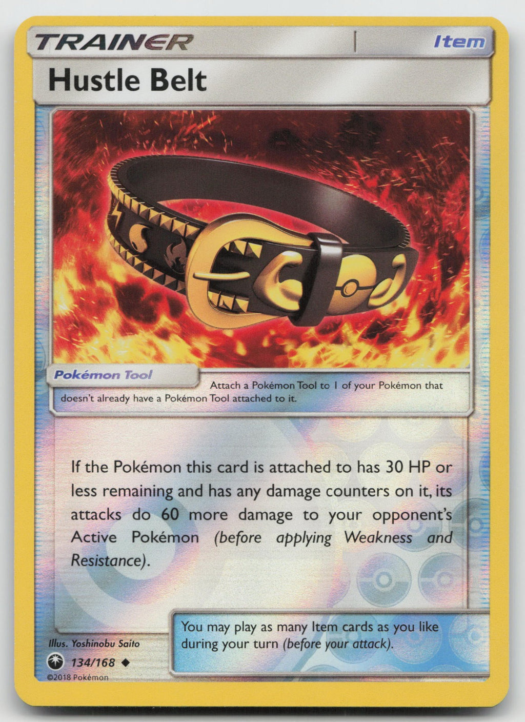 Hustle Belt Reverse Holo Uncommon SM - Celestial Storm 134/168 NM