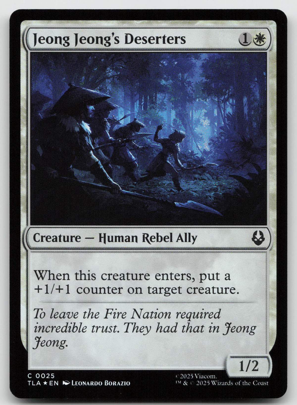 Jeong Jeong's Deserters C Foil Avatar: The Last Airbender 25 NM