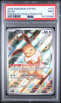 Eevee Prismatic Evolutions Etb Pokemon Black Star Promo SVP173 PSA 9