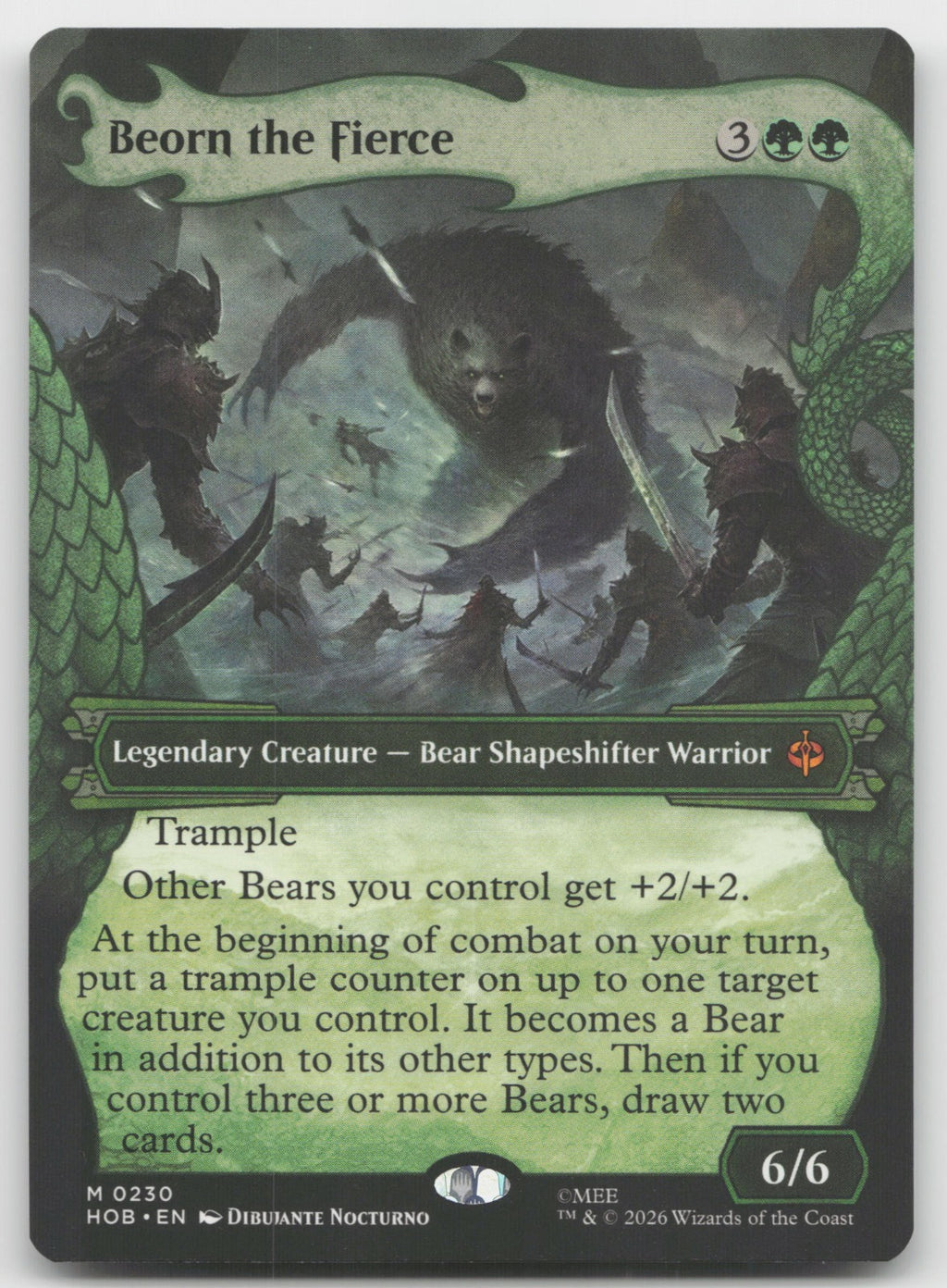 Beorn the Fierce (Showcase) M The Hobbit 230 NM