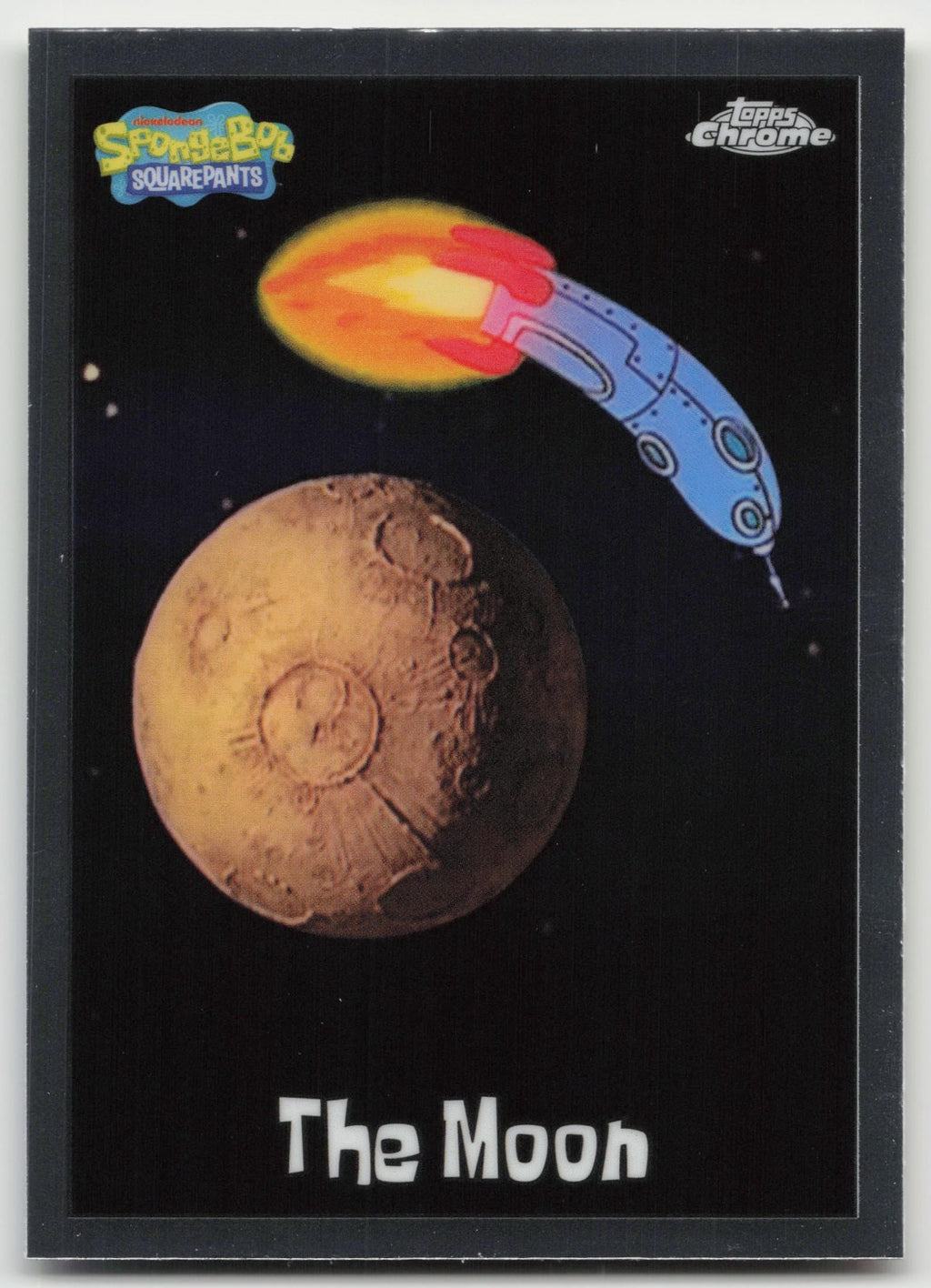 The Moon Base Topps Chrome SpongeBob SquarePants 25th Anniversary 156 NM