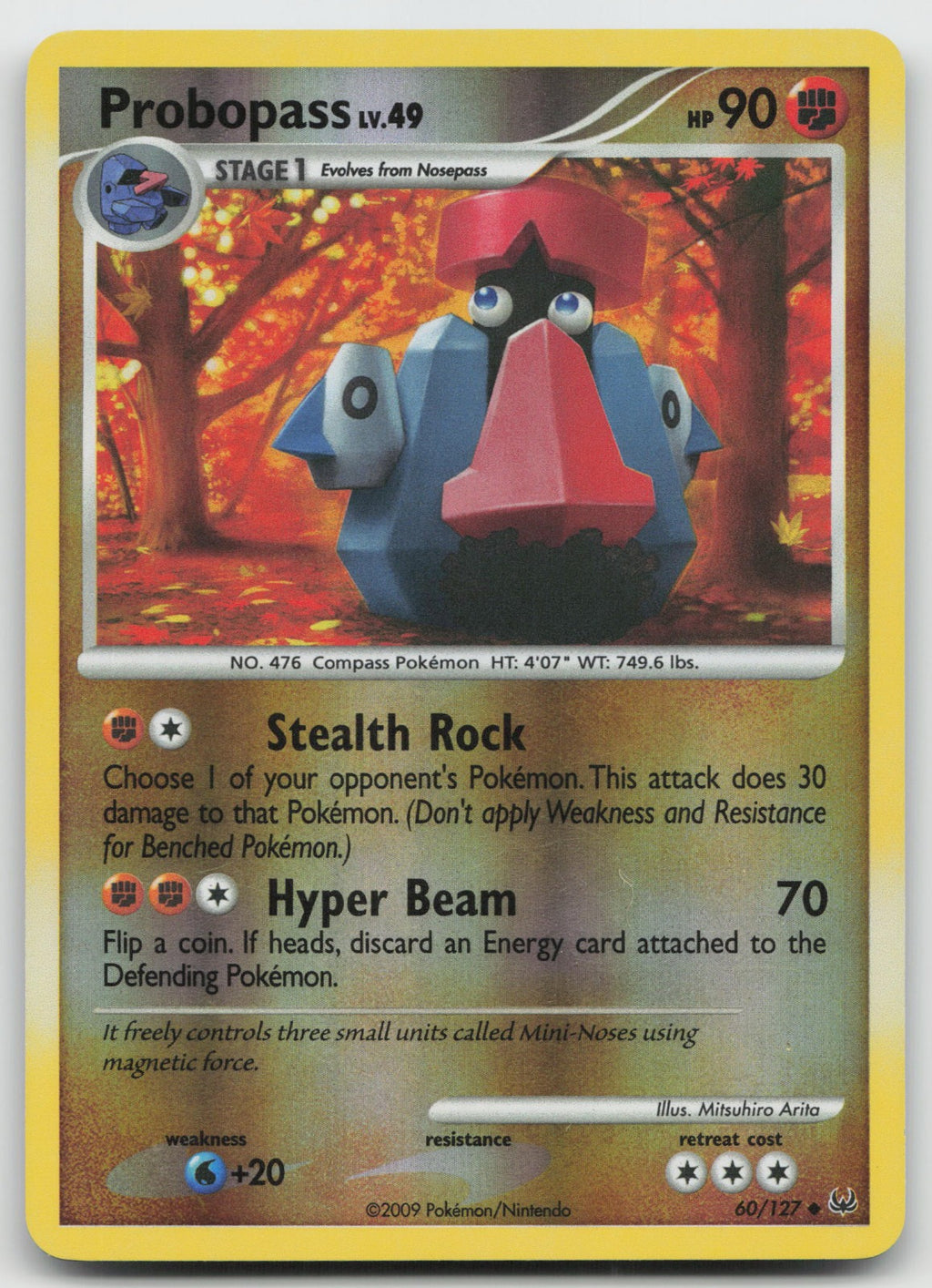 Probopass Uncommon Reverse Holo Platinum 60/127 LP