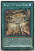 Ragged Records of Rites 1st Edition Super Rare Chaos Origins CORI-EN062 NM