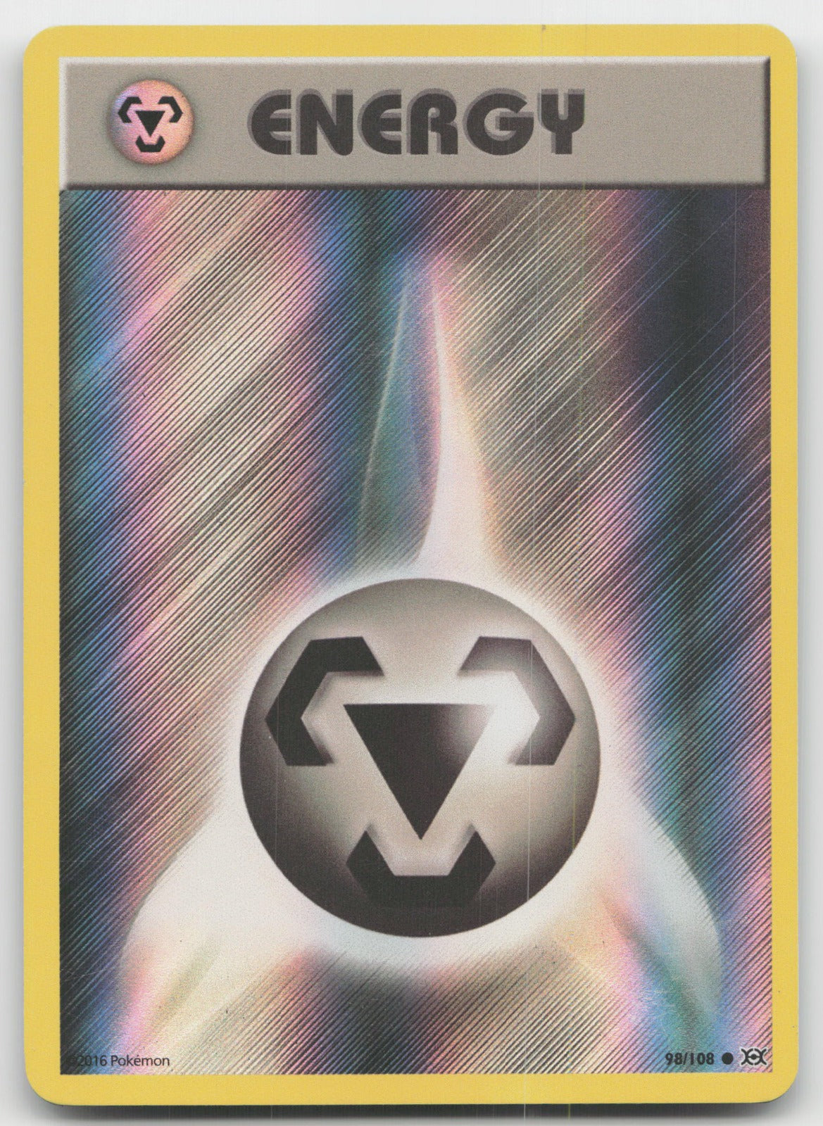 Metal Energy Reverse Holo Common XY - Evolutions 98/108 LP