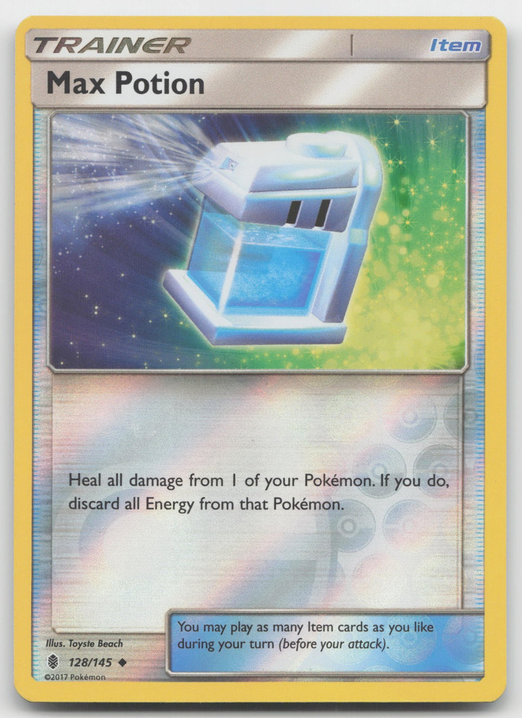 Max Potion Reverse Holo Uncommon SM - Guardians Rising 128/145 LP