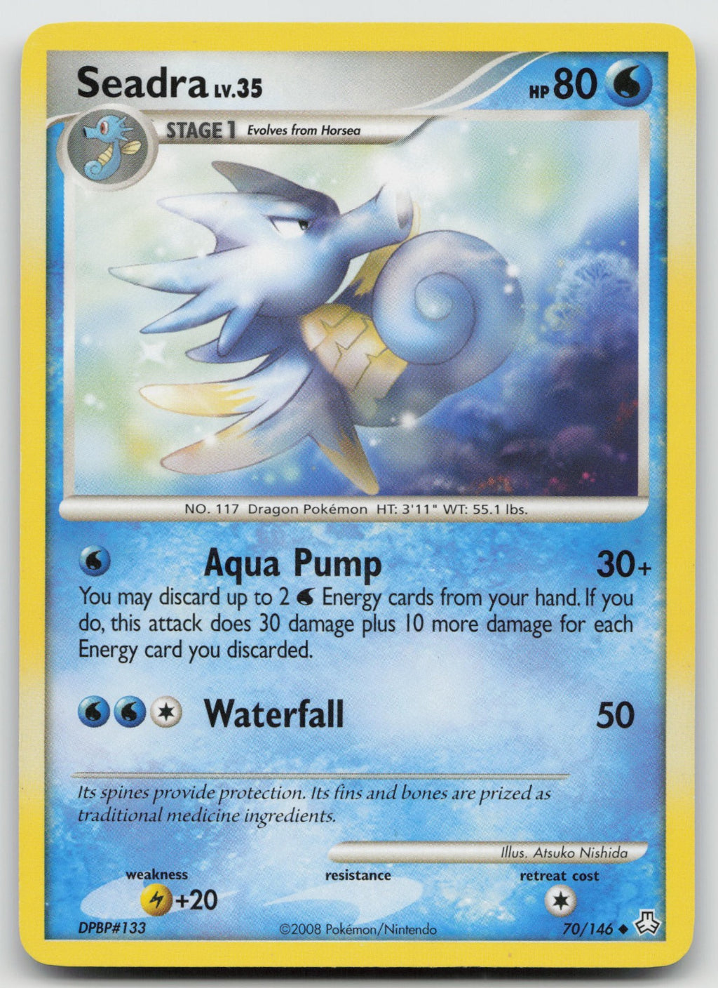 Seadra Uncommon Legends Awakened 70/146 HP
