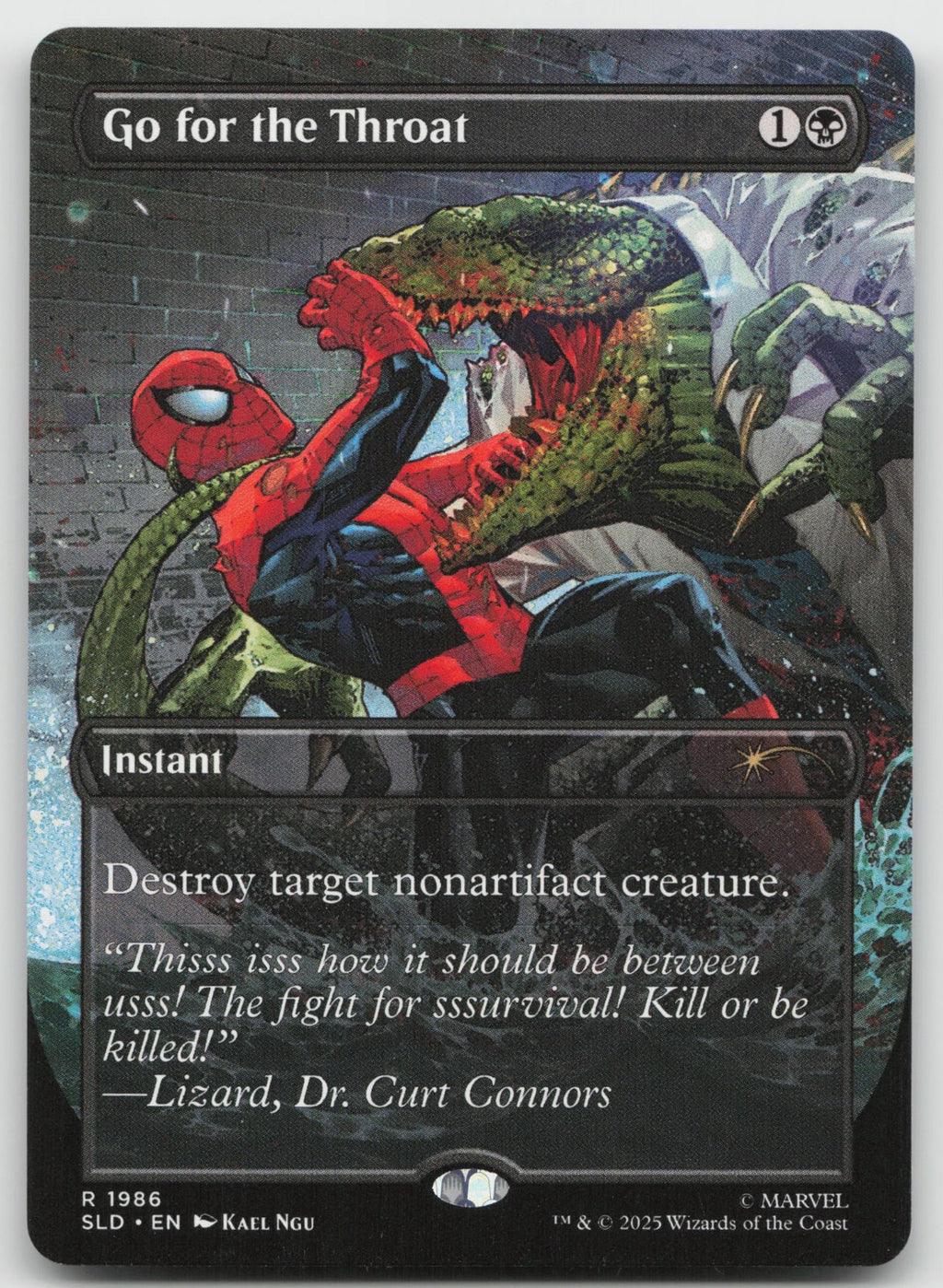 Go for the Throat R Secret Lair Drop Series 1986 NM