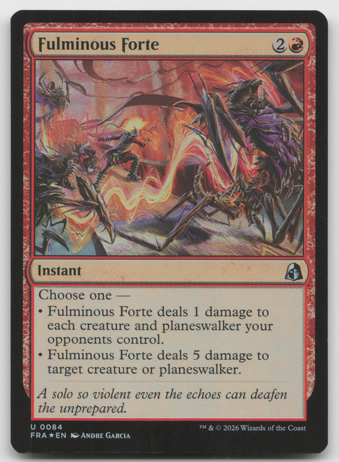 Fulminous Forte U Foil Reality Fracture 84 NM