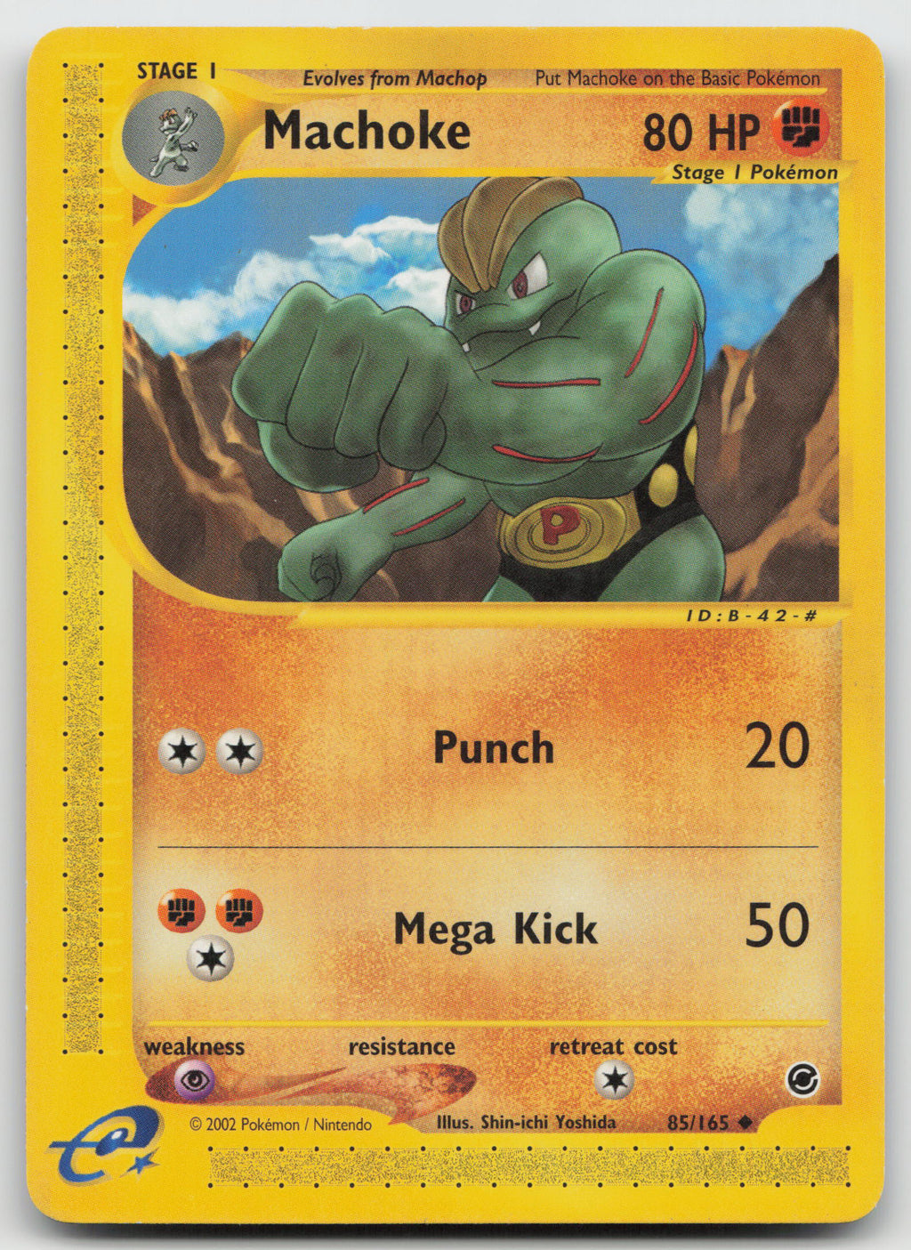 Machoke Uncommon Normal Expedition 85/165 LP