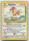 Pidgeotto Rare Base Set 4th Print 22/102 DAMAGED