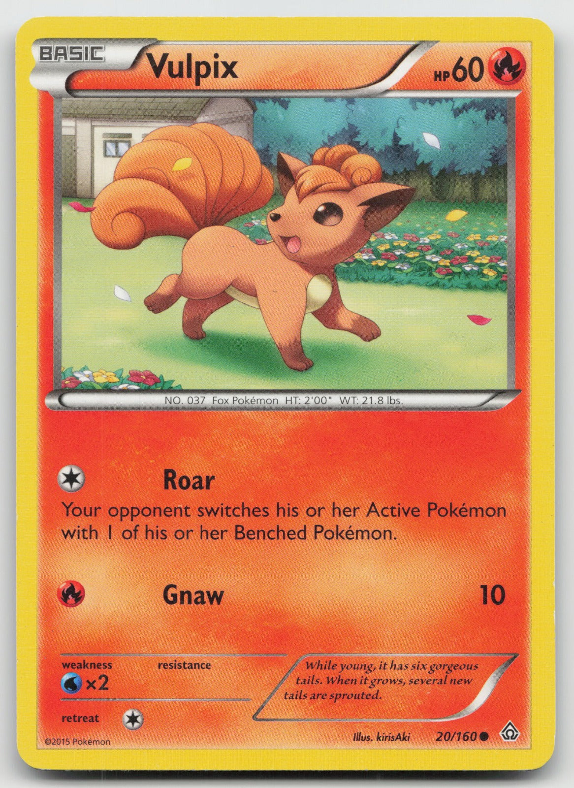 Vulpix Common XY - Primal Clash 20/160 MP