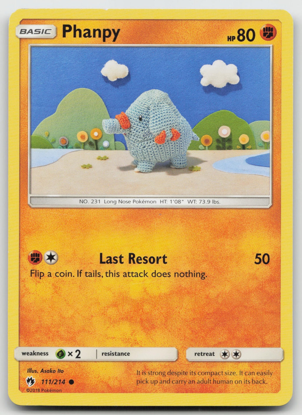 Phanpy Common SM - Lost Thunder 111/214 LP