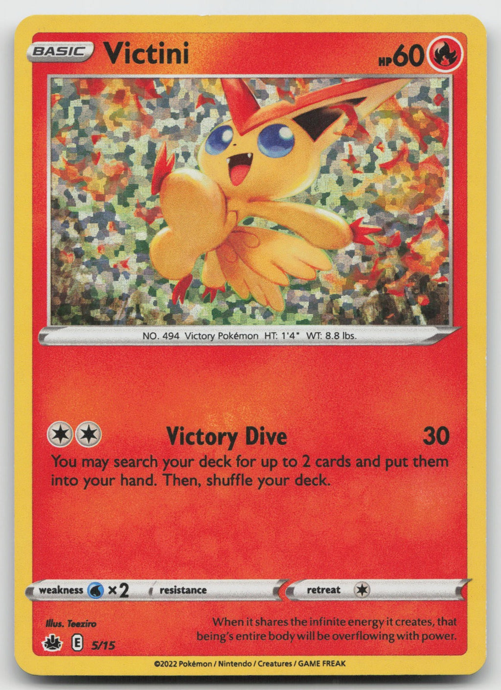 Victini - Holo McDonald's Promos 2022 5/15 LP