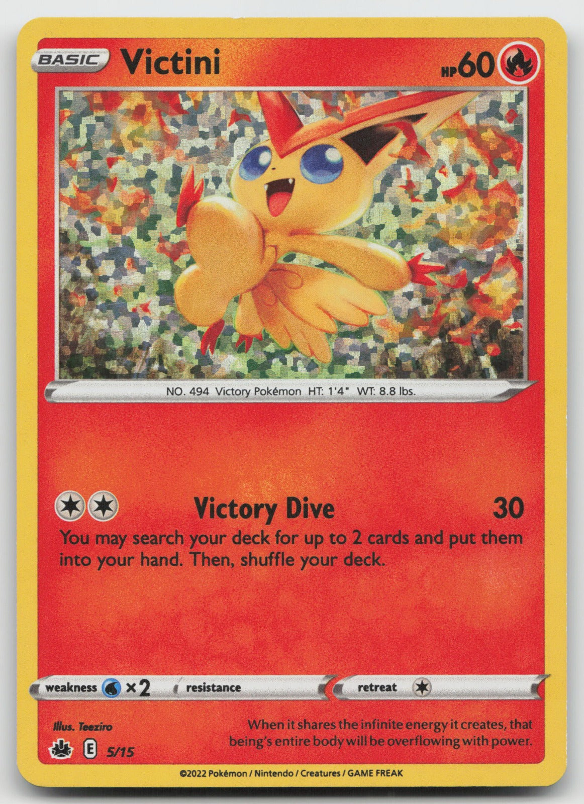 Victini - Holo McDonald's Promos 2022 5/15 LP