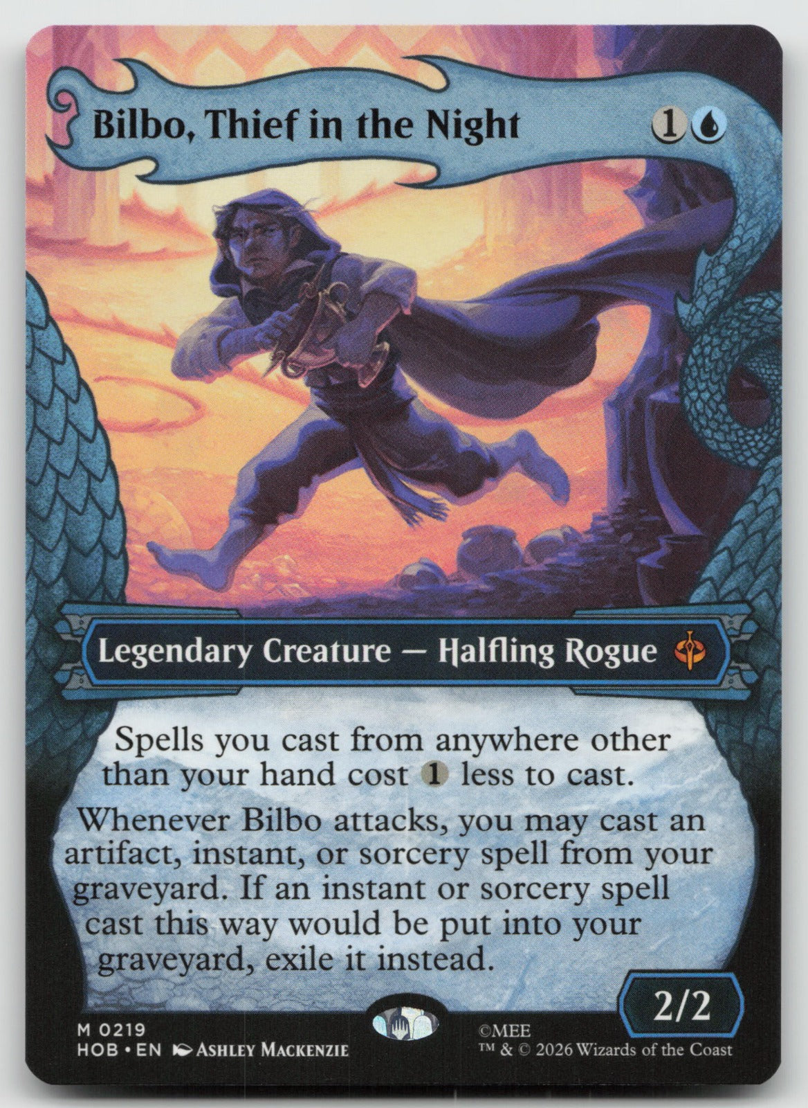 Bilbo, Thief in the Night (Showcase) M The Hobbit 219 NM