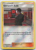 Giovanni's Exile Reverse Holo Uncommon Hidden Fates 57/68 NM