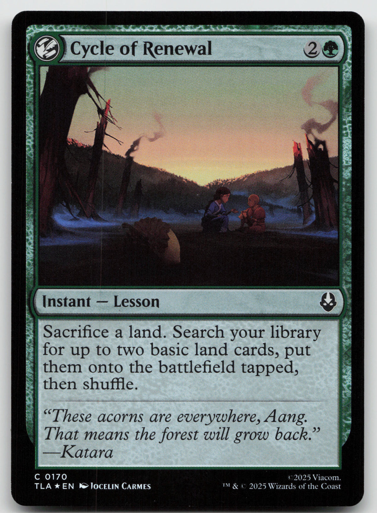 Cycle of Renewal C Foil Avatar: The Last Airbender 170 NM