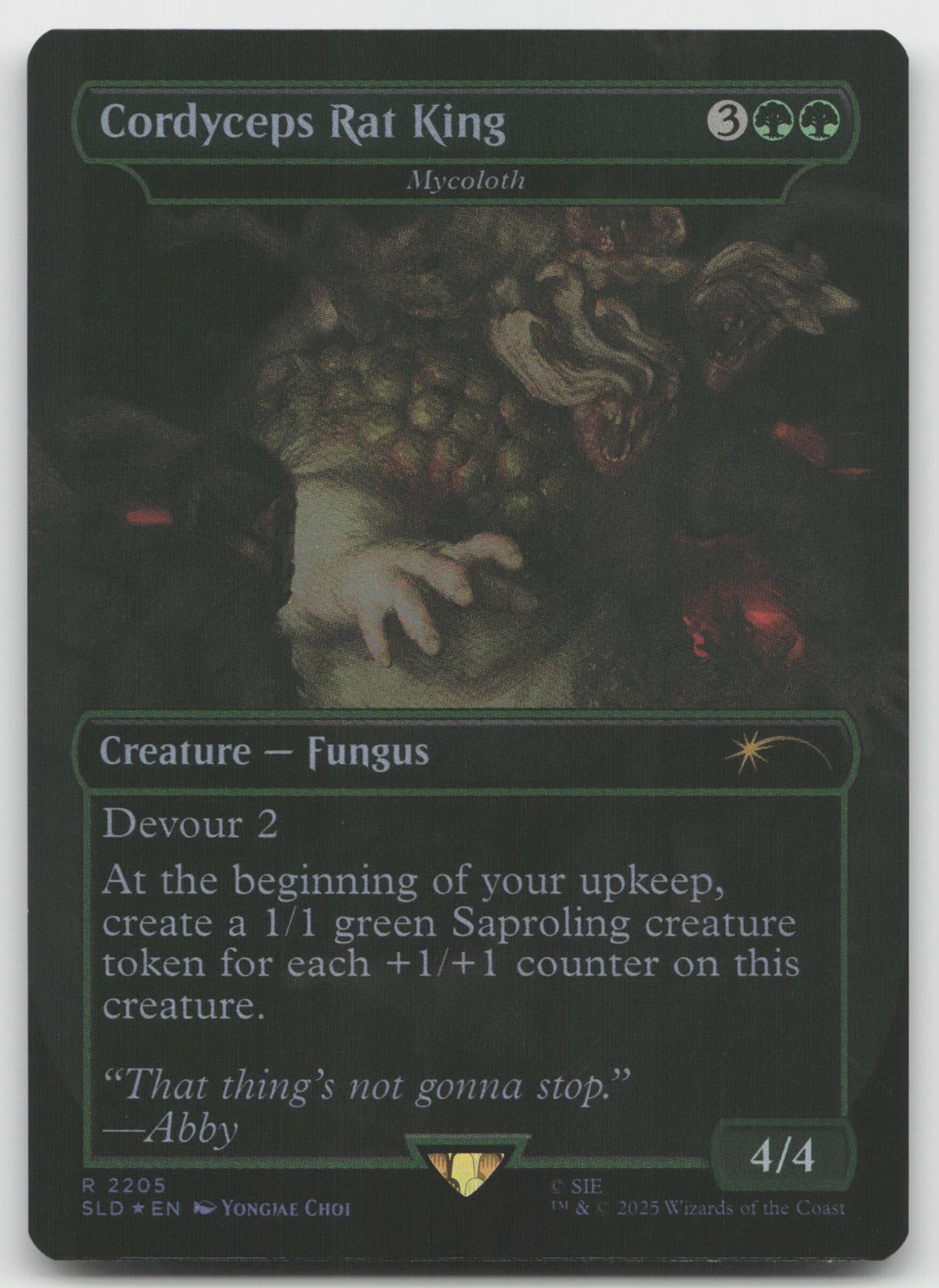 Cordyceps Rat King - Mycoloth (Rainbow Foil) R Secret Lair Drop Series 2205 NM